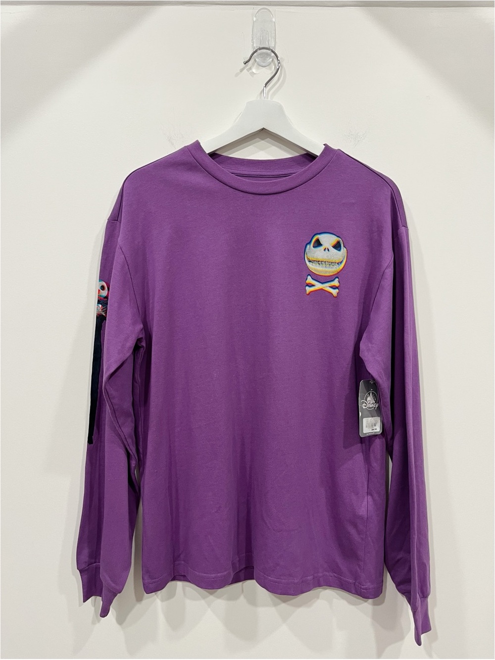 Disney The Nightmare Before Christmas Jack Skellington Purple Long Sleeve Shirt